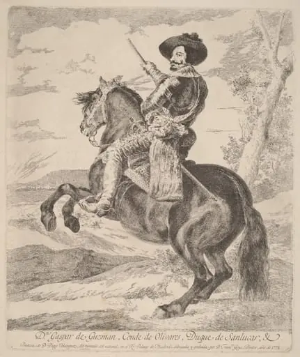 Gaspar de Guzman, Conde Duque de Olivares, by Francisco Goya