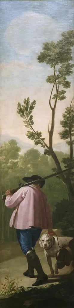 Hunter with his Dogs, by Francisco Goya