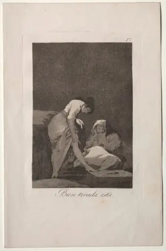 It is Nicely Stretched, Plate 17, by Francisco Goya