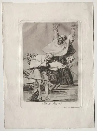 It is Time, Plate 80, by Francisco Goya