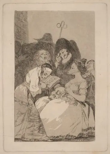 La filiacion (The Filiation), by Francisco Goya
