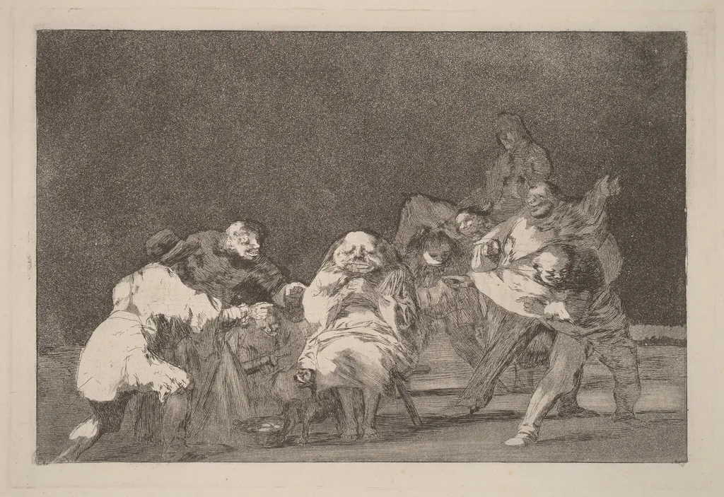 La lealtad (Loyalty), by Francisco Goya, ink, 1816