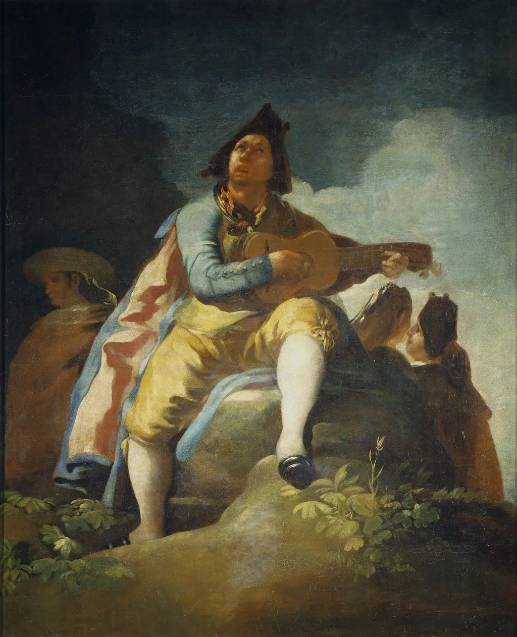 Majo with a Guitar, by Francisco Goya, oil, 1790