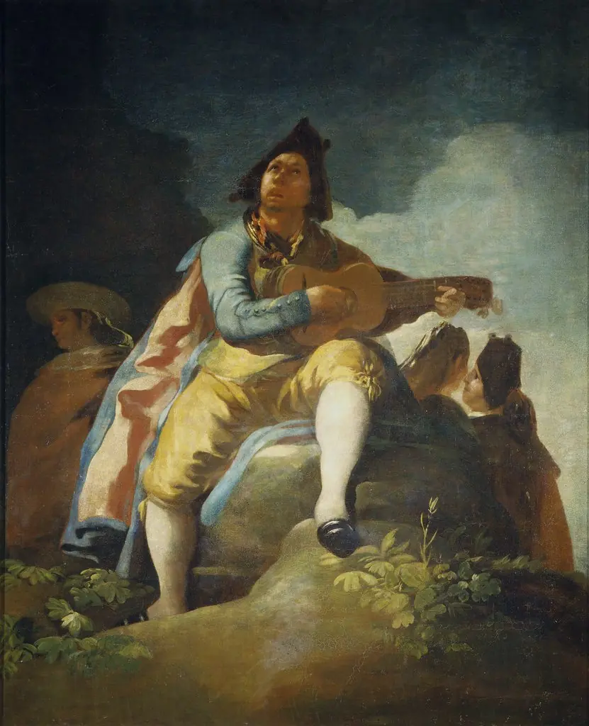 Majo with a Guitar, by Francisco Goya
