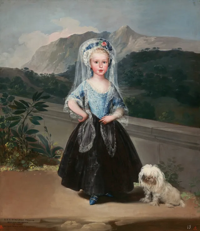 María Teresa de Borbón y Vallabriga, later Condesa de Chinchón