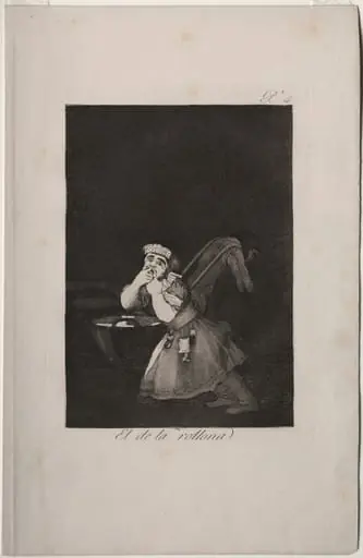 Nanny's Boy, Plate 4, by Francisco Goya