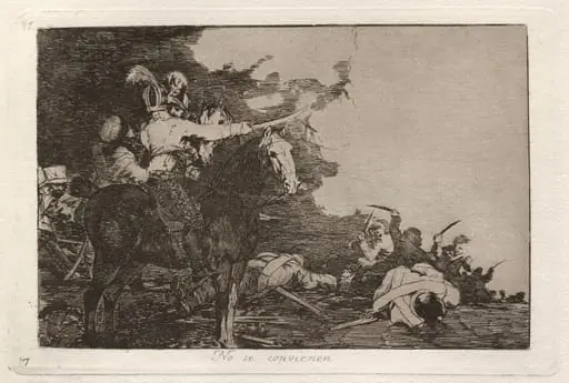 No se convienen (They Do Not Agree), by Francisco Goya