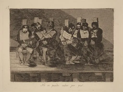 No se puede saber por que (One Can't Tell Why), by Francisco Goya