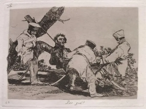 Por que? (Why?), by Francisco Goya