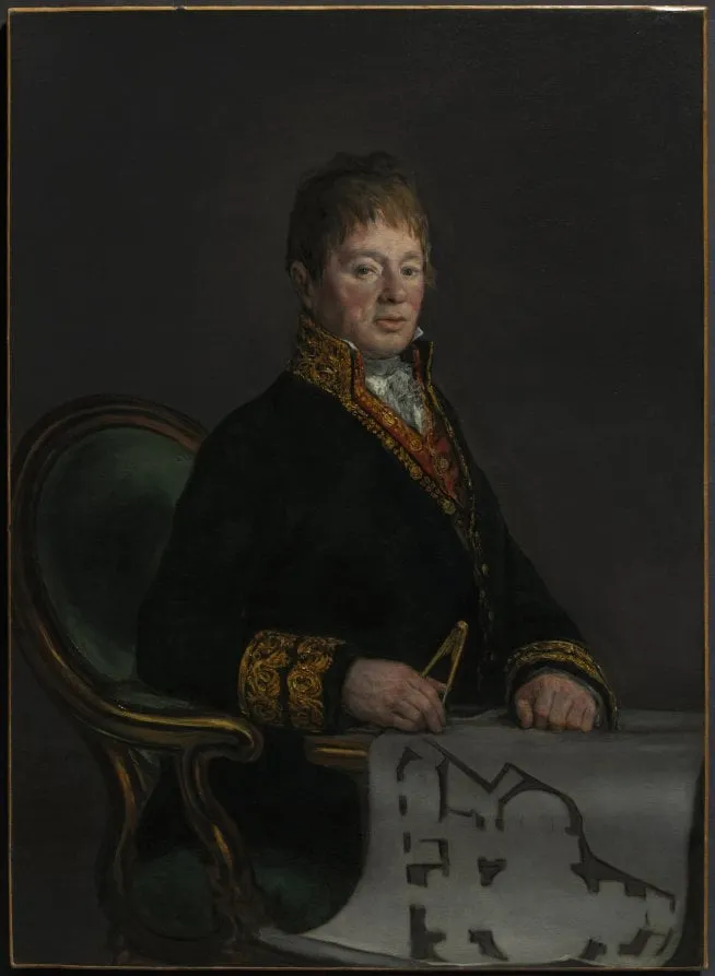 Portrait of Don Juan Antonio Cuervo, by Francisco Goya, unspecified, 1819