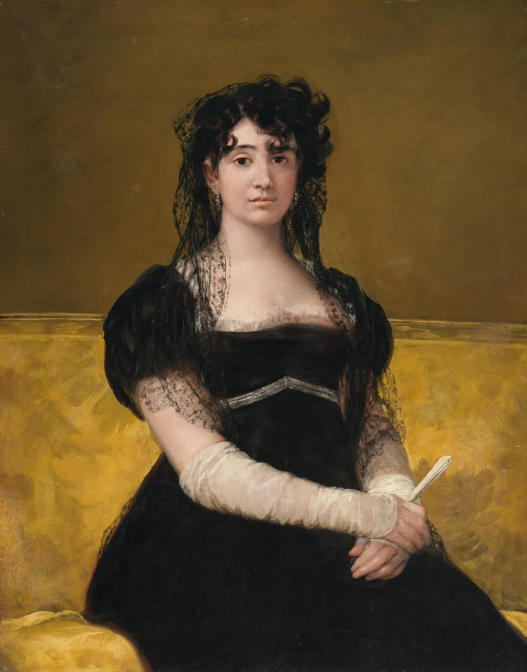 Portrait of Doña Antonia Zárate, by Francisco Goya, oil, 1805
