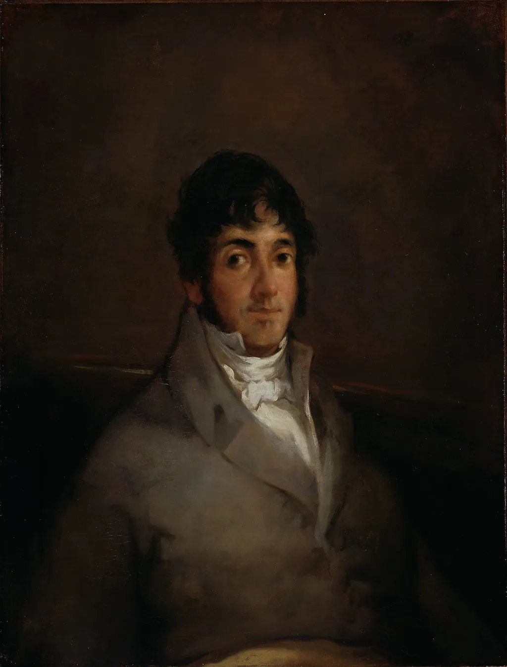 Portrait of Isidoro Maiquez, by Francisco Goya, oil, 1807