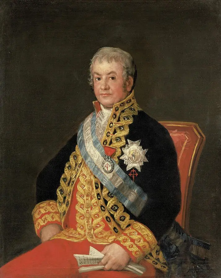 Portrait of José Antonio Marqués de Caballero, by Francisco Goya