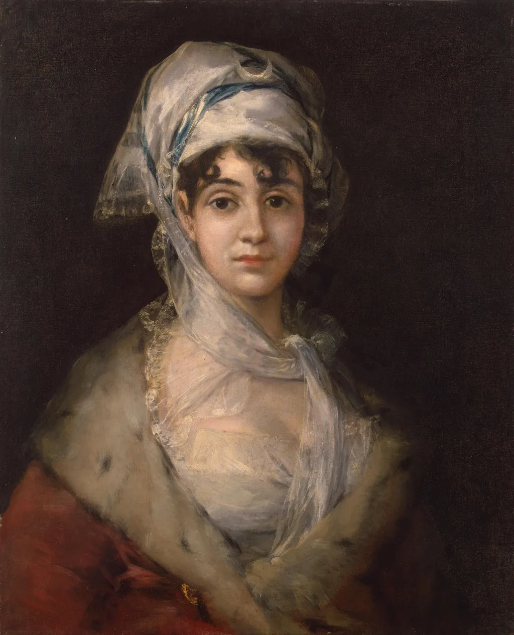 Portrait of the Actress Antonia Zarate, by Francisco Goya, oil, 1810