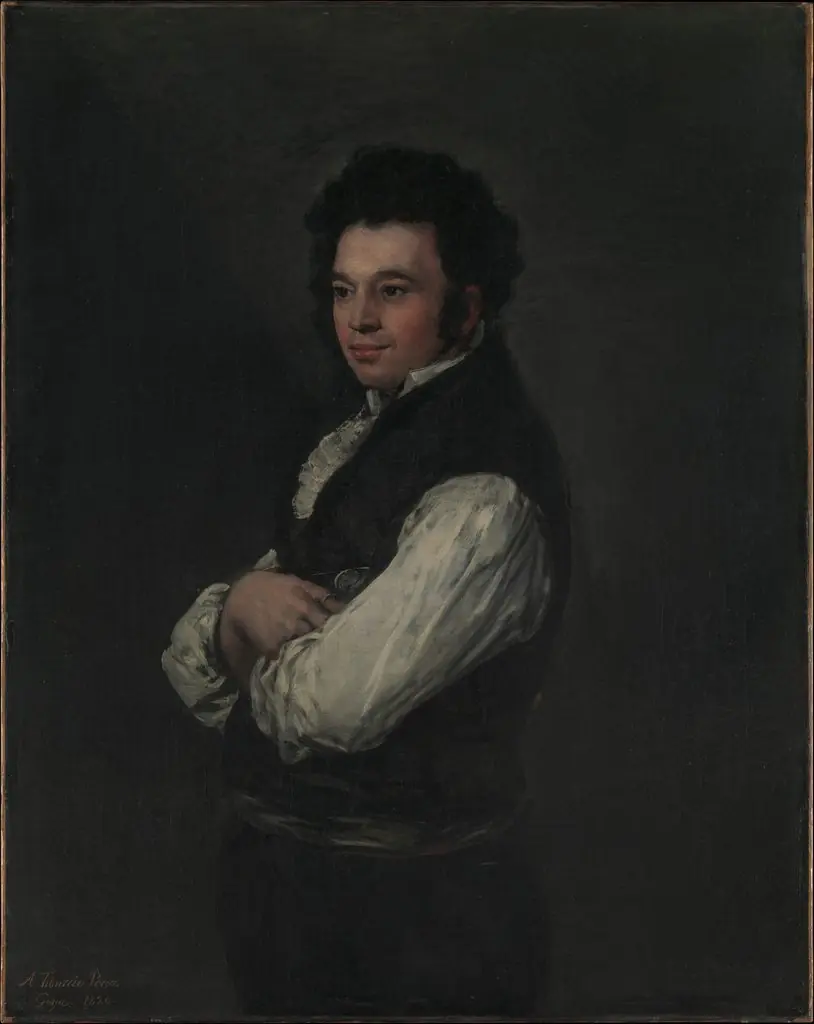 Portrait of Tiburcio Pérez y Cuervo, the Architect, by Francisco Goya