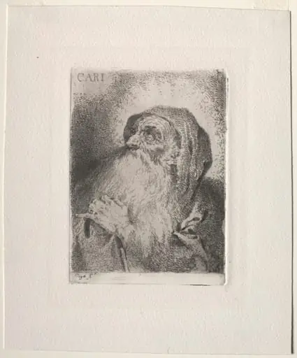 San Francisco de Paula (Caritas), by Francisco Goya