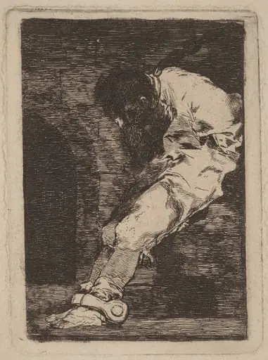 Si es delinquente qe. muera presto (If He is Guilty, Let Him Die Quickly), by Francisco Goya