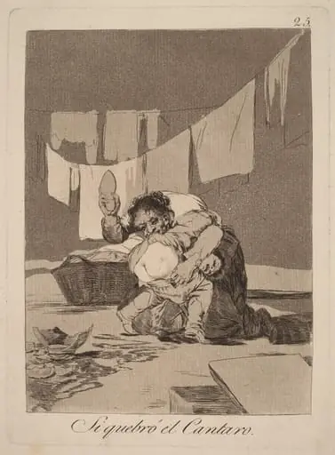 Si quebro el cantaro (Yes He Broke the Pot), by Francisco Goya