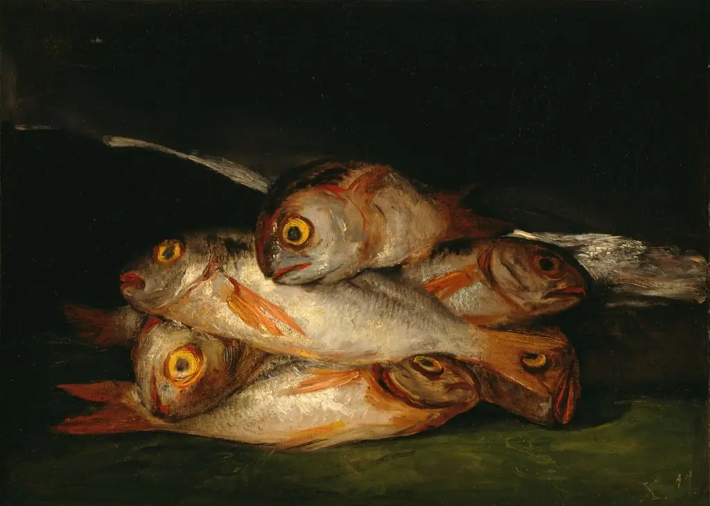 Still Life with Golden Bream, by Francisco Goya