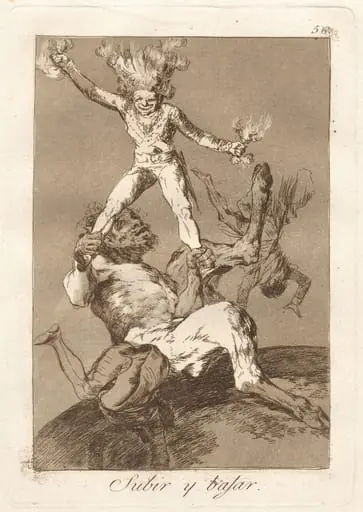 Subir y bajar (To Rise and To Fall), by Francisco Goya