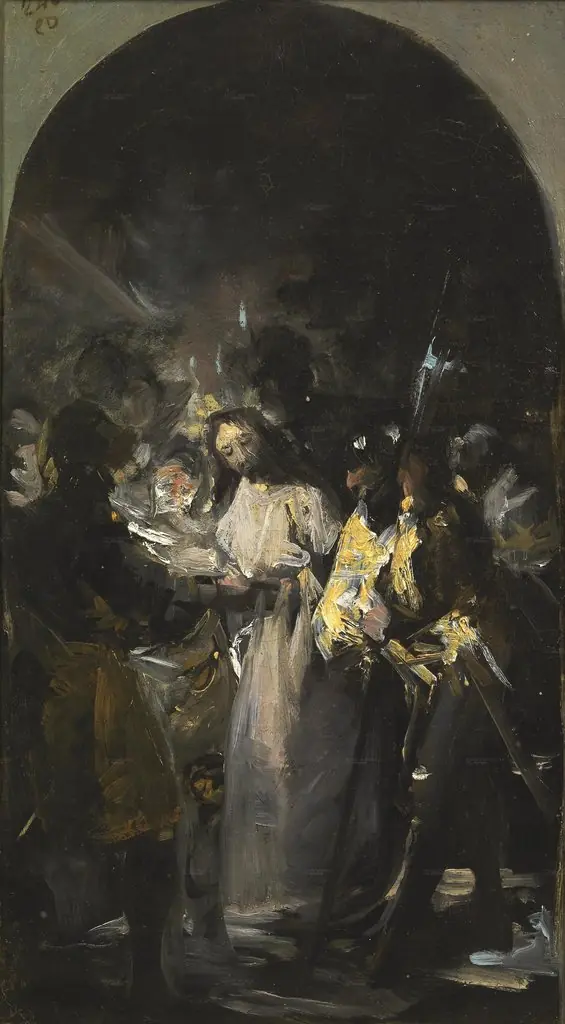 The arrest of Christ, by Francisco Goya