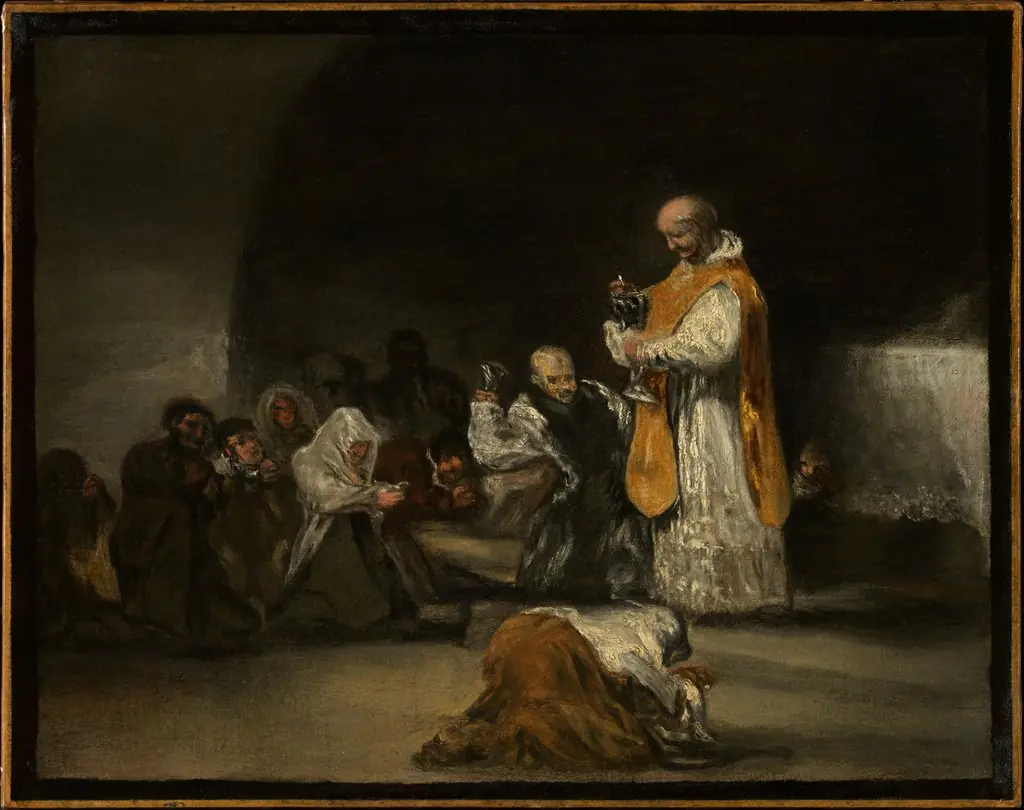 The Communion (A Mass), by Francisco Goya
