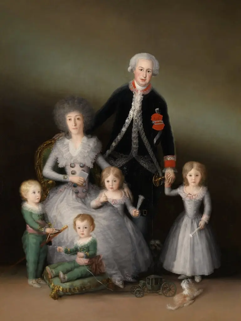 The Duke and Duchess of Osuna and their Children