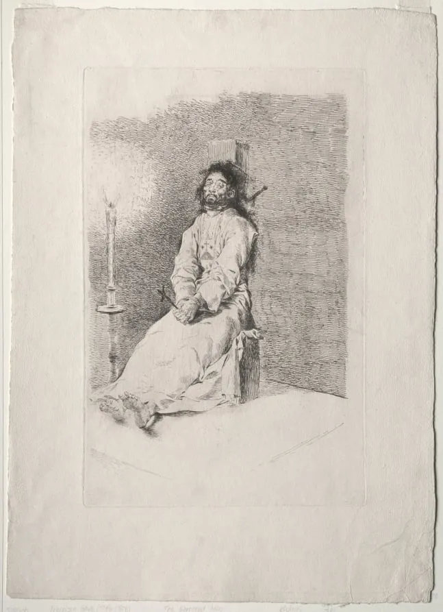 The Garroted Man, by Francisco Goya, 1779