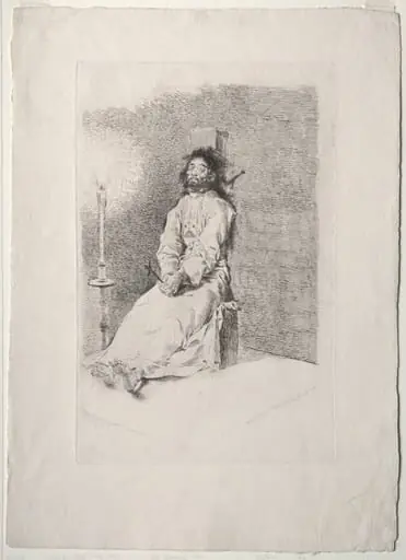 The Garroted Man, by Francisco Goya