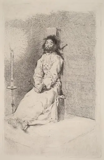 The Garroted Man, by Francisco Goya