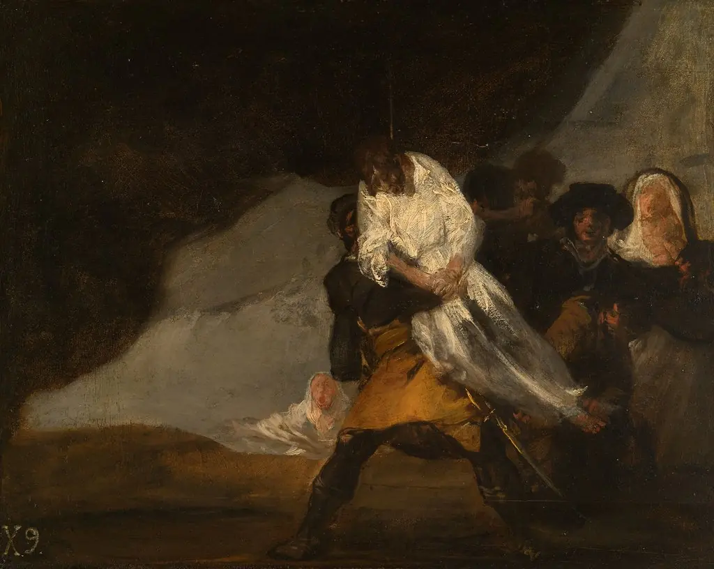 The Hanged Monk, by Francisco Goya