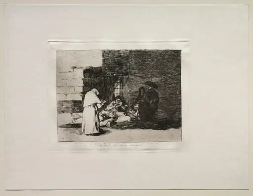 The Horrors of War: A Woman's Charity, by Francisco Goya