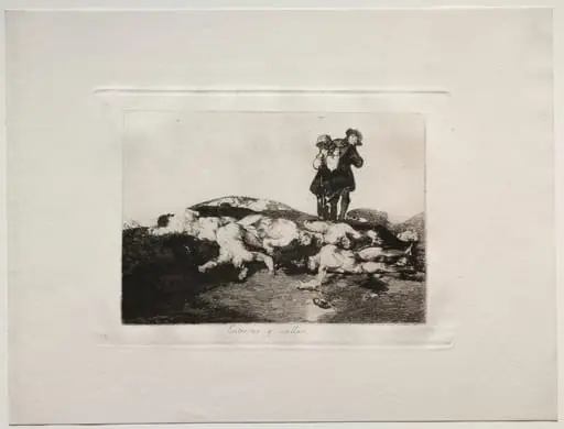 The Horrors of War:  Bury Them and Keep Quiet, by Francisco Goya