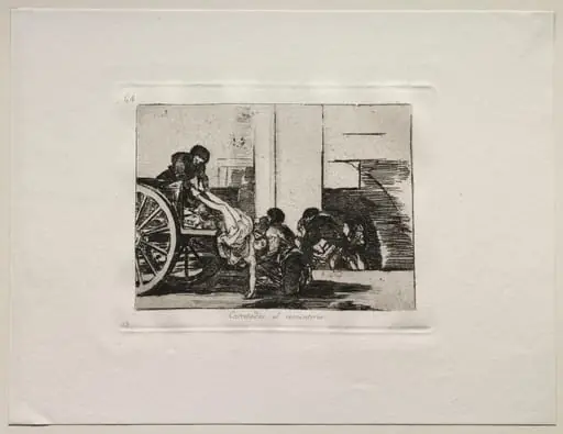 The Horrors of War: Cartloads to the Cemetery, by Francisco Goya