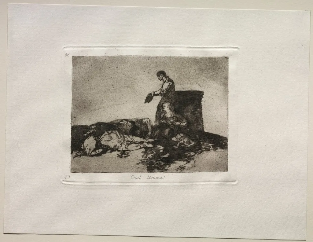 The Horrors of War: Cruel Tale of Woe, by Francisco Goya, 1815