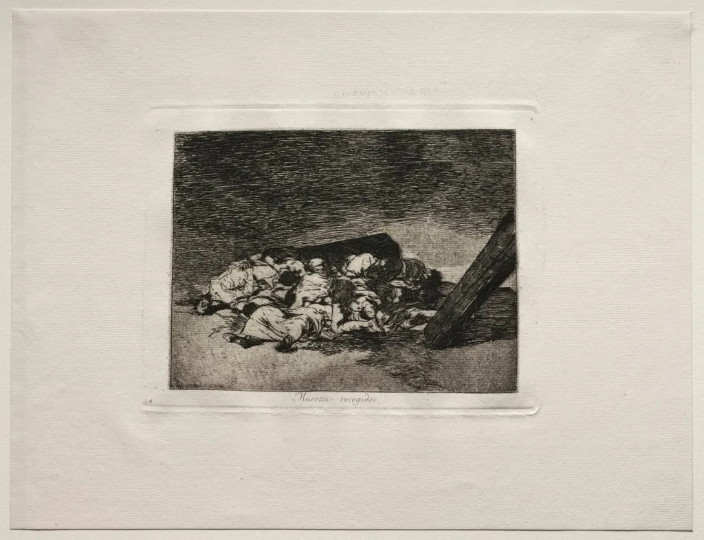 The Horrors of War: Harvest of the Dead, by Francisco Goya, 1815
