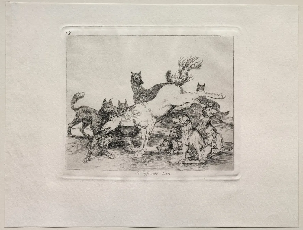The Horrors of War: He Defends Himself Well, by Francisco Goya, 1815