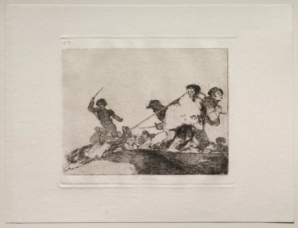 The Horrors of War: He Deserved It, by Francisco Goya, 1815