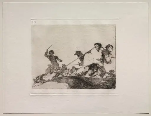 The Horrors of War: He Deserved It, by Francisco Goya
