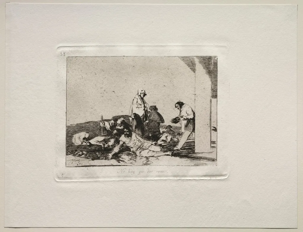 The Horrors of War: It's No Use Crying Out, by Francisco Goya, 1815
