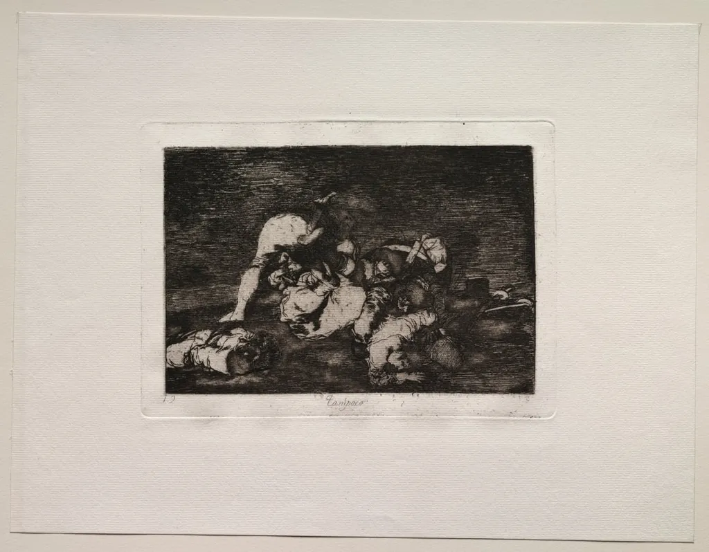The Horrors of War: Nor (Do These) Either, by Francisco Goya, 1815