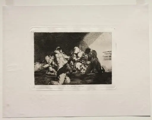 The Horrors of War: One Can't Look, by Francisco Goya