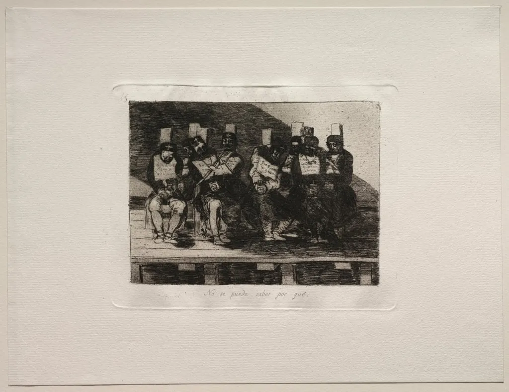 The Horrors of War: One Can't Tell Why, by Francisco Goya, 1815