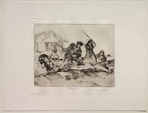 The Horrors of War: Rabble, by Francisco Goya