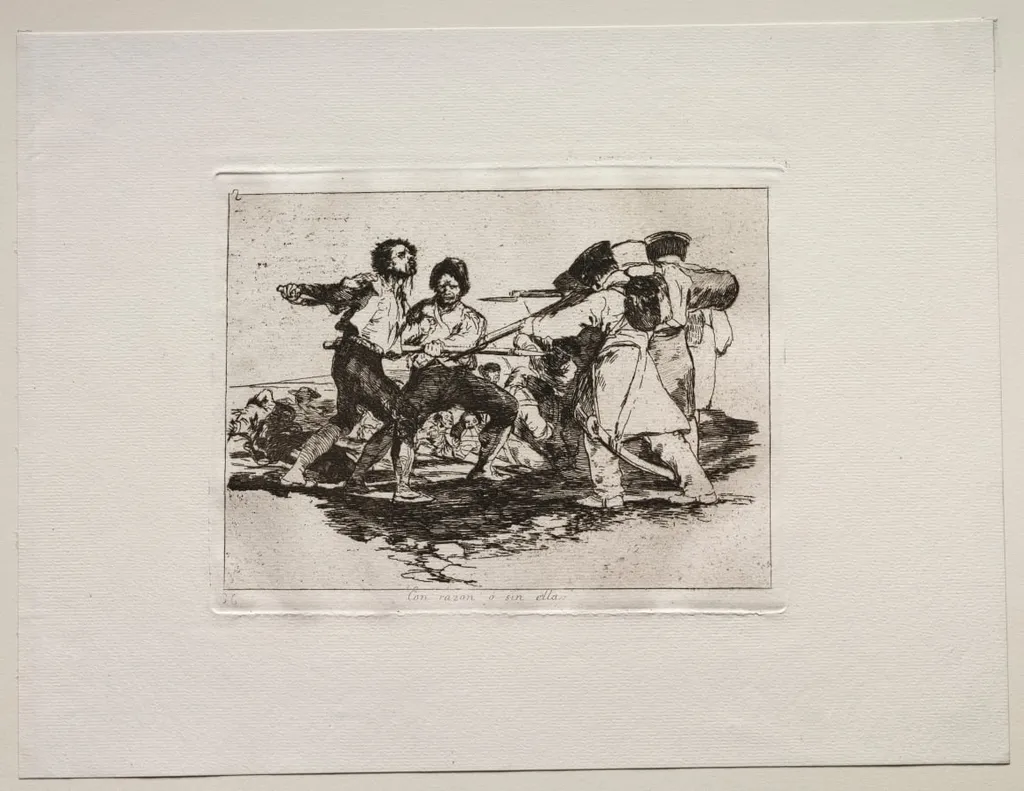 The Horrors of War: Rightly or Wrongly, by Francisco Goya, 1815