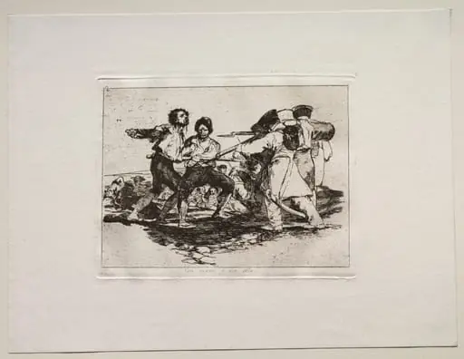 The Horrors of War:  Rightly or Wrongly, by Francisco Goya