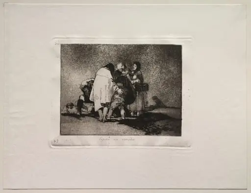 The Horrors of War:  There Was Nothing to be Done and  He Died, by Francisco Goya