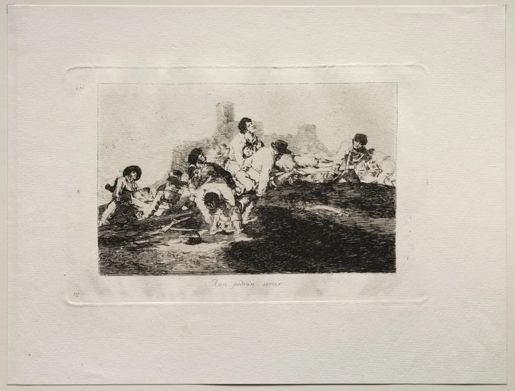 The Horrors of War: They Can Still Be of Use, by Francisco Goya, 1815