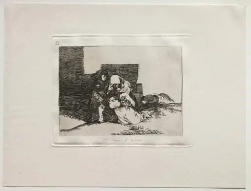 The Horrors of War: They Do Not Arrive In Time, by Francisco Goya