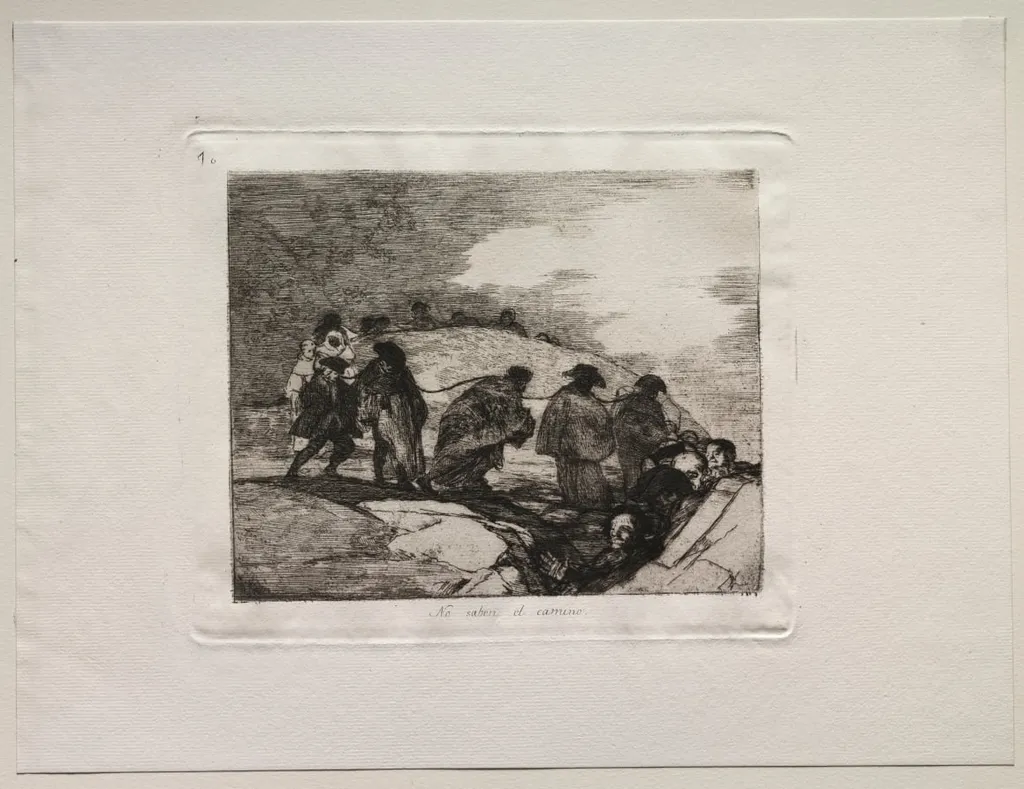 The Horrors of War: They Do Not Know The Way, by Francisco Goya, 1815